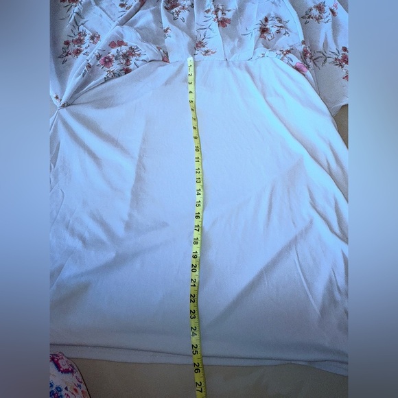 Torrid Fallover Floral Chiffon Cowl Neck Dress Women Plus Size 2X Cottagecore - Picture 7 of 16